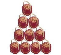 Générique 20 Pièces Boîtes à Bonbons en Papier avec Poignée pour Mariage, Rangement Fiable et Emballage Élégant, pour Présents de Fête et Célébrations Traditionnelles