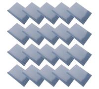 Générique 20 Pièces Couvre Reliure Thermique A4 Transparent Colle | Feuilles 30x21,2cm, Surface PVC Lisse, Finition Anti-rayures, Bleu