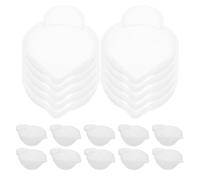 Générique 20 Pièces Gobelets Mélangeurs Lisses en Silicone Blanc pour Résine Époxy Accessoires Flexibles pour Création Artisanale et Fabrication D’accessoires