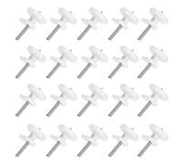 Générique 200 Pièces Crochet sans Trace ni Dommage au Mur Rond Blanc Mini Invisible en Abs et Fer pour Cadres Photo et Petits Objets Appartements Anciens ou Couloirs Étroits