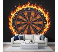 Générique 200 x 140 cm Mural Personnalisé 3D, Sports De Compétition Papier Peints Panoramique Pour Salon Chambre D'Enfant Décoration Murale, Tapisserie Cible De Fléchettes