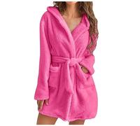 Générique 2025 Peignoir Femme Homme Polaire Hiver Chaud Doux ÉPais Peignoir Couples Doux Pas Cher A La Mode Veste Robe De Chambre MatelasséE Longue Pyjama
