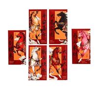 Générique 2026 Chinese Red Envelopes | 6-Pack Year of The Horse Hong Bao | Money Packets for Spring Festival, Wedding & Gift; Thick Gold Foil Envelopes for Lunar New Year, Cash & Greeting Cards