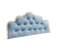 Générique 2026 Luxueux Dossier en Velours Cristal, tête de lit, Banquette et canapé avec Garniture capitonnée brodée (Blue-2, 200cm)