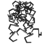 Générique 24 Pièces Crochets à Cheville Kit de Panneau Perforé | 5kg, Maintien 0, Accessoires pour Panneaux Perforés, Crochet pour Panneau Acoustique Bois, Usage Atelier