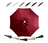 Générique 3/3.5m Auvent de Remplacement pour Parasol Déporté 8 Baleines Protection UV 50+ Toile De Rechange Rond Bâche pour Parasol en Polyester Imperméable Pour Cour,Jardin,Plage