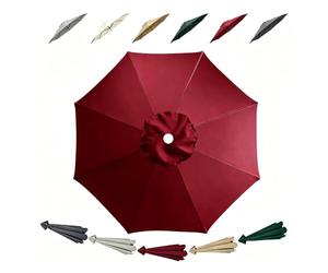 Générique 3/3.5m Auvent de Remplacement pour Parasol Déporté 8 Baleines Protection UV 50+ Toile De Rechange Rond Bâche pour Parasol en Polyester Imperméable Pour Cour,Jardin,Plage