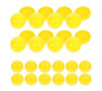 Générique 30 Pièces Boules de Tirage Sort en Plastique PVC Opaques Jaunes, Diamètre 3cm, Ouvrables pour Jeux et Fêtes, Accessoires pour Loterie et Tombola
