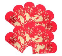 Générique 36 Pièces Enveloppes Rouges du Festival du Printemps Chinois Papier Rouge Design Élégant pour Nouvel An Lunaire et Célébrations Plusieurs styles