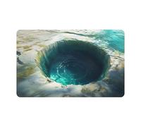 Générique 3D Floorless Hole Design Door Pad - 3D Hole with Optical Illusion Indoor Outdoor Home Living Room Bedroom Kitchen Bathroom Entrance Stair Zone