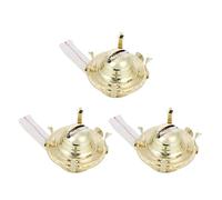 Générique 3pièces Brûleur de Lampe à Huile Rétro Métal Accessoires Réglables pour Lampe à Pétrole Intérieur Vintage avec Mèche Intégrée de Rechange