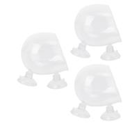 Générique 3pièces Tasses pour Plantes Aquatiques Verre Pots de Culture pour Bassin et Aquarium Accessoires Pratiques pour Décoration de Plantes Eau