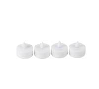 Générique - 4 BOUGIES CHAUFFE-PLAT LED 3.5CM BLANC