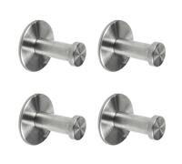 Générique 4 pièces en acier inoxydable crochet porte-serviettes patère rangement à domicile unique pour manteau chapeau vêtements montés Stainless Steels Robes