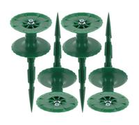 Générique 4 Pièces Piquet de Guidage pour Protéger les Plantes la Pelouse Jardin en Plastique pour Tuyau de Jardin Vert Double Disque Rotatif 360°