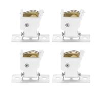 Générique 4 Pièces Poulie de Verrouillage pour Rideau Romain, Métal Léger | Accessoires pour Rideaux et Stores, Pièces pour Stores en Bambou, Verrou de Cordon Argenté