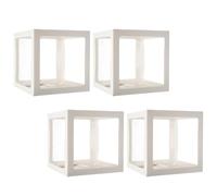 Générique 4pièces Boîtes à Ballons Décoratives Blanches Lot pour Décorations Anniversaire Mariage et Fêtes Boîtes Vides pour Ornements de Fête