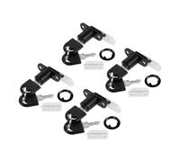 Générique 4set Serrure pour Porte de Rangement en Alliage de Zinc Argenté avec onctionnement Fluide et Protection Anti-vol pour Armoire et Classeurs