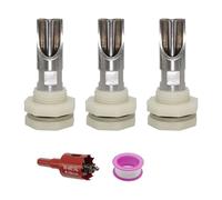 Générique 5 Pièces Abreuvoir Automatique de Mamelon de Porc Ensemble d ' Abreuvoir Robuste en Acier Inoxydable pour Porcs et Chèvres avec Pièces de Connexion Installation Facile
