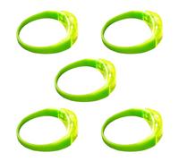 Générique 5 pièces LED Lumineux Bracelets Lumineux Bracelets Clignotants Lueur dans l ' obscurité Fournitures de Fête pour Concerts Festival Bracelets Lumineux