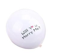 Générique 50 Ballons en Latex Naturel Blanc 2,8g pour Décorations de Mariage et Fiançailles, Ballons Ronds Sûrs Corps, pour Cérémonies et Fêtes