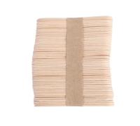 Générique 50 Cuillères à Dessert Solides et Propres pour Crème Glacée en Bois Beige Forme Droite, Pack pour Usage Quotidien