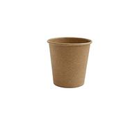 50 GOBELETS CARTON KRAFT BIO 12CL NATUREL Beige, Ivoire, Crème, Écru, Naturel, Taupe