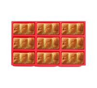 Générique 9-Cavity Silicone Loaf Pan Nonstick Bread Baking Mold