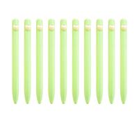 Générique à bille en plastique 10pcs coeur, Macaron light green | à huile pour bureau et école, à bille en plastique, écriture fluide, papeterie à encre noire