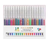 Générique à gel scintillant 1, 0 mm rétractable à encre gel colorée surligneur pour journal, scrapbooking, carnet de notes, planificateur, stylos d ' écriture métalliques chatoyants