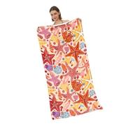 Générique à Serviettes de et de Plage avec Sangle de Transport pour Les escapades d ' été, Serviette de Bain en Polyester à séchage Rapide, Taille 80X160 Cm