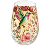 Générique À Thé - Récipient À À Motif D'oiseaux Et De Fleurs De 300 Ml | À Thé En Verre | Pour Café, Maison, Fête D'anniversaire, Mariage, Whisky, Cuisine, Bar, Salle À Manger, Service De Bois