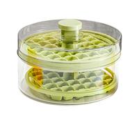 Générique Abs Moule à Glaçons - 8,27 Pouces Plateau Empilable Réutilisable | Pp Couvercle Anti-Débordement - Bac à Glace Avec Démoulage Facile Pour Cocktails Café Fêtes Maison Ou Cuisine Pro