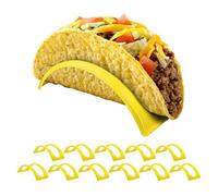 Générique ABS Taco Holder Stand, Colorful Food Rack, Multipurpose Tray | ABS Colorful Taco Holder Stand Measuring 11x4.8x3.5cm And Weighing 35g, Microwave-safe And Multipurpose For Assembling