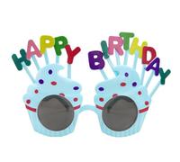 Générique Accessoire de fête d ' anniversaire avec bras détachables, propriété de lunettes pour un rangement facile et un nettoyage sans tracas, décorations créatives de lunettes de fête