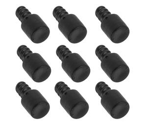 Générique Accessoires 10 pièces adaptateurs de tête de brosse à WC, connecteurs plastiques filetés compatibles avec manches, kit de réparation pour nettoyage WC en salle de bain