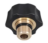 Générique Adaptateur D'entrée en Abs et Cuivre pour Pompe Haute Pression avec Filtre, Raccord Mâle 3/8 vers Femelle 3/4 pour Tuyau D'arrosage Jardin et Usage Domestique