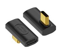 Générique Adaptateur d'extension de Type C, Adaptateur d'angle de Type C, Adaptateur Type-C 40 Gbit/s 240 W pour Ordinateur, de Charge et de Transmission Rapides pour la Maison, l'école, Les Voyages