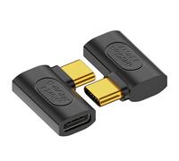 Générique Adaptateur d'extension de Type C, Adaptateur d'angle de Type C,Adaptateur USB 8K Haute définition 240 W | de Charge et de Transmission Rapides pour la Maison, l'école, Les Voyages d'affaire