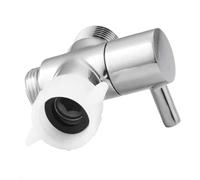Générique Adaptateurs de Bidet en T avec vannes d ' arrêt Vannes en T de Toilette à Main à 3 Voies Séparateurs d ' Eau de Bidet de Toilette Adaptateurs de répartiteurs de Robinet avec arrêt