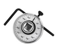 Générique Adjustable Precision Torque Angle Meter with Scale | Angle Tool Gauge Set for Engine Maintenance Hub Installation Garage Calibration Technicians