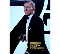 Générique Affiche Cinéma Originale Petit Format - Mourir Peut Attendre (format 40 x 53 cm Pliée) Année 2021
