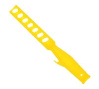 Générique Agitateur de Peinture Manuel en Plastique Jaune, Bâtonnet de Mélange Fin pour Seau, Outil Portable Mélange Homogène et Précis Réutilisable