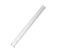 Générique Aluminium pour Menuiserie à Rainure Universelle Connecteur pour Gabarit avec Trous de Fixation Rail de Routeur pour D'Onglet Compatible, Argent, 40 Cm X 3 Cm