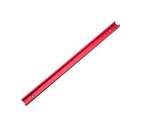 Générique Aluminium pour Menuiserie à Rainure Universelle Connecteur pour Gabarit avec Trous de Fixation Rail de Routeur pour D'Onglet Compatible, Rouge, 60 Cm X 3 Cm