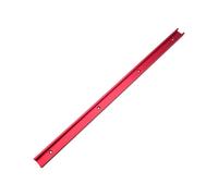 Générique Aluminium pour Menuiserie à Rainure Universelle Connecteur pour Gabarit avec Trous de Fixation Rail de Routeur pour D'Onglet Compatible, Rouge, 50 Cm X 3 Cm