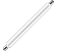 Générique Ampoule LED S15s 284mm, 6W Bande Lumineuse S15 Lampe Tubulaire T25 180° S15 LED à Double extrémité 284mm 60w Halogène de Remplacement,Warmwhite,6W284mm1Pack