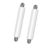Générique Ampoules LED S15 221 mm 4W Blanc Chaud 3000K, Ampoule pour Ruban Lumineux 221 mm 40W S15 LED pour Rasoir, Lampe Tubulaire T25, Non Dimmable (Lot de 2).