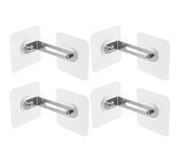 Générique Ancrages en Réglable Inoxydable et Distance Acrylique Acier Kit 4pcs Adhésifs Anti-basculement pour 0-5,2 Cm, Sécurité Meubles Garçon et Filles Mur et Mobilier