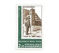 Générique Andorre France. Timbre de Collection Authentique Neuf** de 1986 Num 345. Eglise : Timbre sur Timbre par des Livres Express
